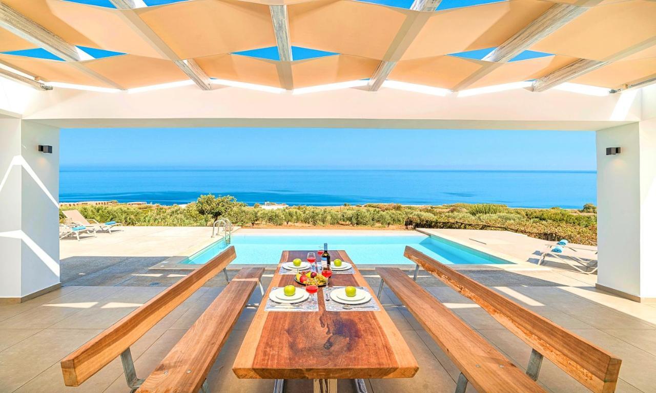 Vista Mare Villas Heated Pool Georgioupoli Zewnętrze zdjęcie