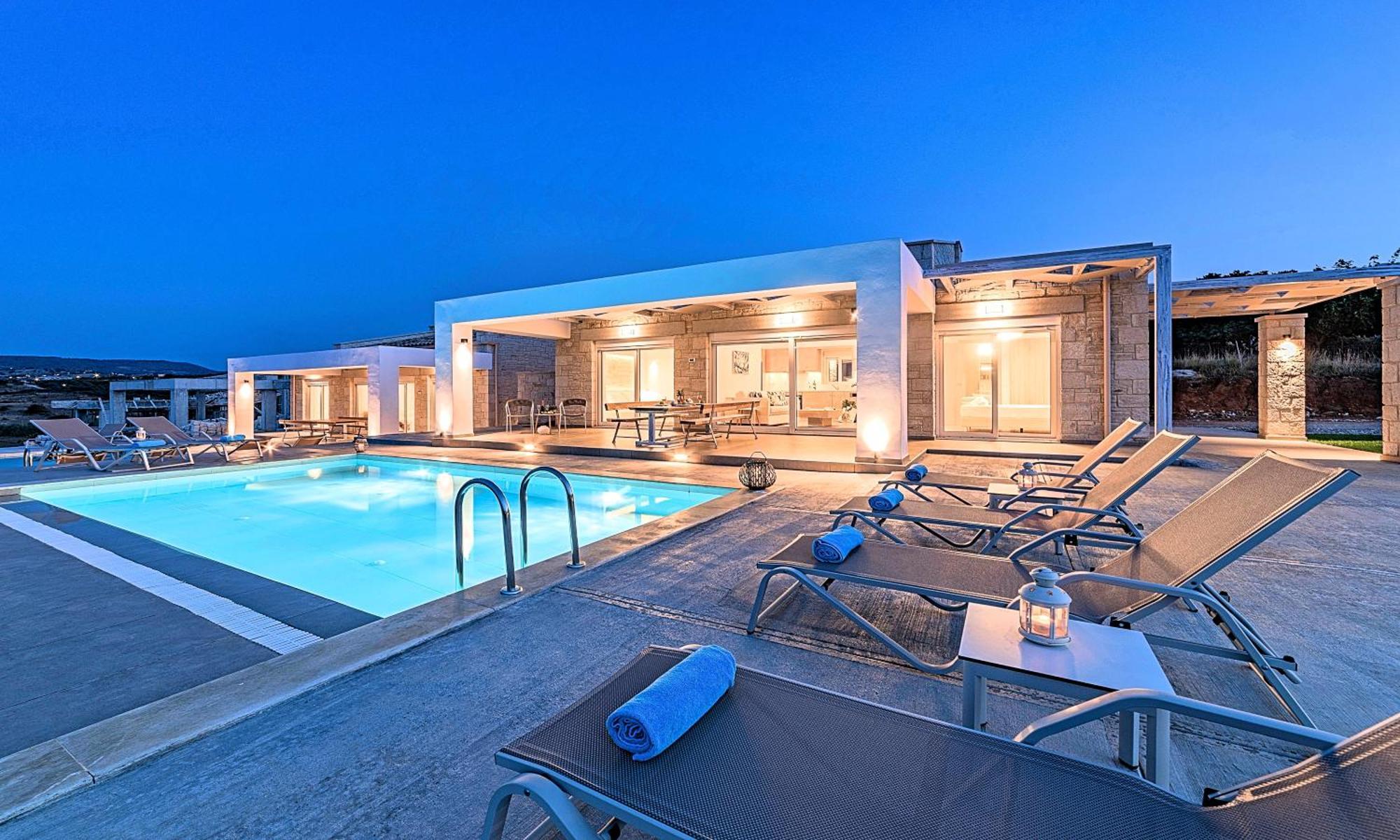 Vista Mare Villas Heated Pool Georgioupoli Zewnętrze zdjęcie