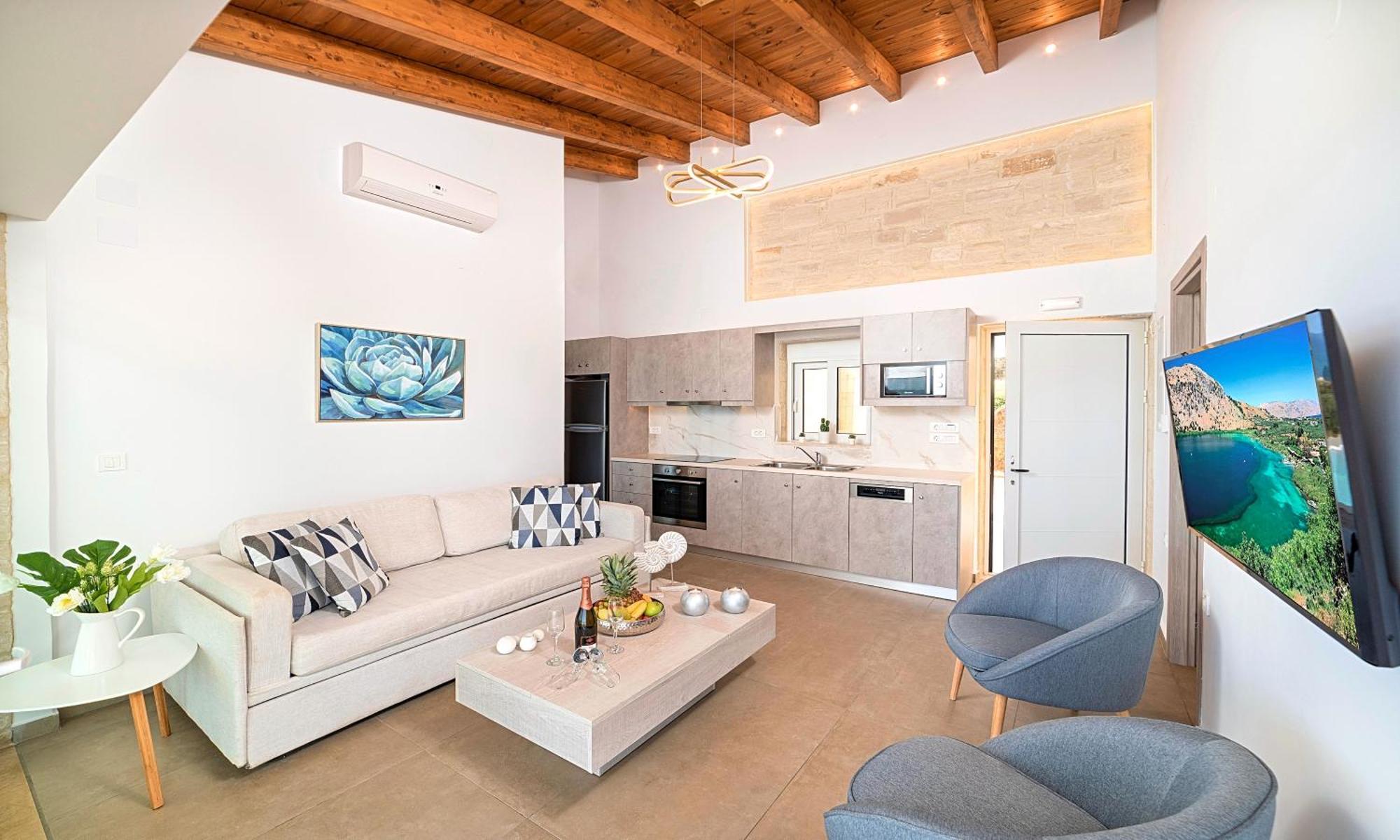 Vista Mare Villas Heated Pool Georgioupoli Zewnętrze zdjęcie